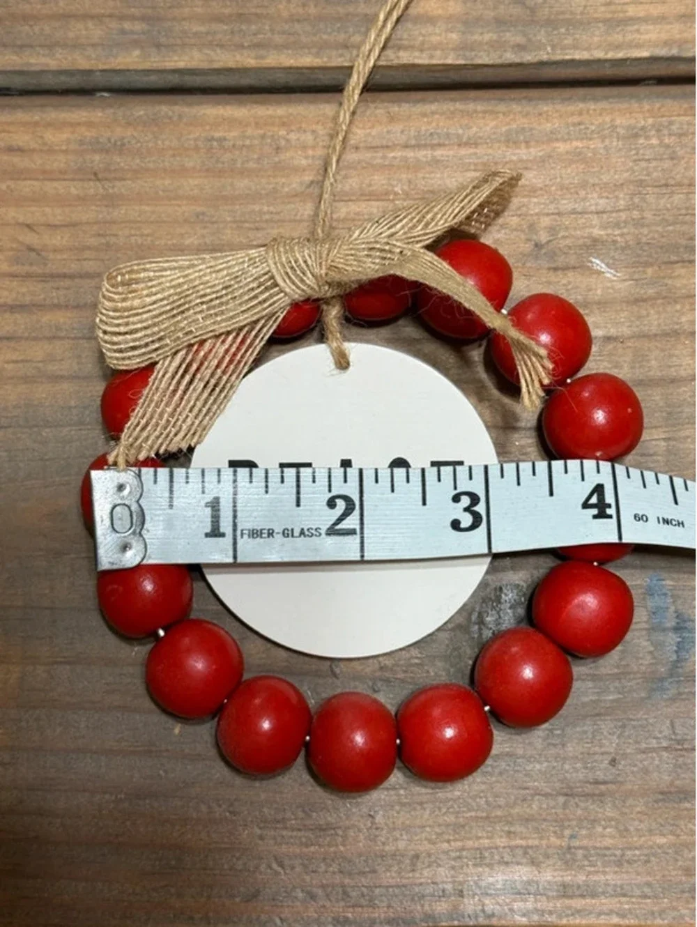 PEACE Round Christmas Tree Ornament Boutique